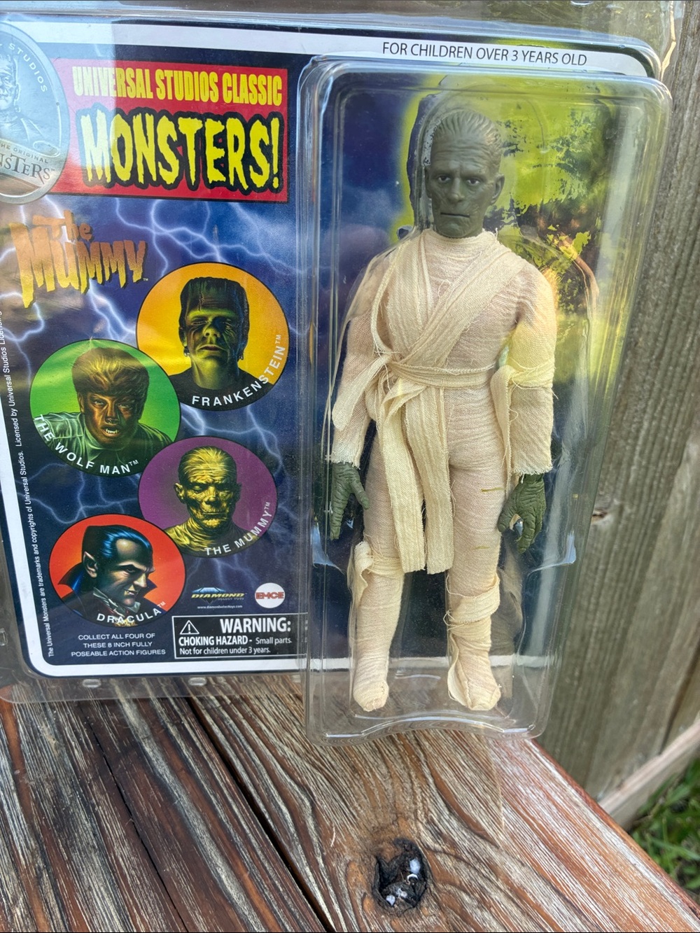 Universal Classic Monsters The Mummy Action Figure - Green & Cream
